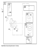 Page F Diagram and Parts List for 22161 8900001-8999999 - 1998 Toro Lawn Mower