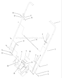 Handle Assembly Diagram and Parts List for 22162 200000001-200999999 - 2000 Toro Lawn Mower