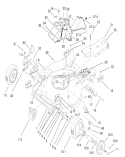 Housing Assembly Diagram and Parts List for 22162 200000001-200999999 - 2000 Toro Lawn Mower