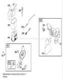 Air Cleaner and Governor Assembly Diagram and Parts List for 22162 210000001-210999999 - 2001 Toro Lawn Mower