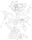 Housing Assembly Diagram and Parts List for 22162 210000001-210999999 - 2001 Toro Lawn Mower