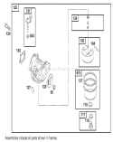 Carburetor Assembly Diagram and Parts List for 22162 210000001-210999999 - 2001 Toro Lawn Mower