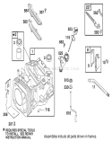 Engine Diagram and Parts List for 22162 9900001-9999999 - 1999 Toro Lawn Mower