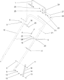 Handle Assembly Diagram and Parts List for 22163 270000001-270999999 - 2007 Toro Lawn Mower