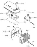 Part Location Diagram of 11029-0018 Kawasaki Element-assy-air Filter