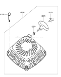 Starter Assembly Diagram and Parts List for 22164TE 290000001-290999999 - 2009 Toro Lawn Mower