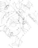 Housing Assembly Diagram and Parts List for 22164 270003001-270999999 - 2007 Toro Lawn Mower
