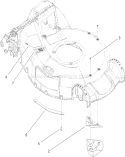 Housing Assembly No. 108-4750 Diagram and Parts List for 22163 270000001-270999999 - 2007 Toro Lawn Mower