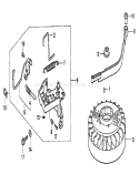 Part Location Diagram of 75113-ZG9-800 Honda Spring- Brake Lever