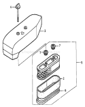 Part Location Diagram of 17217-ZE7-W00 Honda Emblem - Pbh