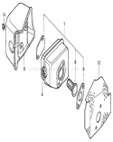 Part Location Diagram of 06180-888-505 Honda Arrester Kit- Spark