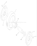 Rear Wheel & Tire Assembly No. 74-1720 Diagram and Parts List for 22162 210000001-210999999 - 2001 Toro Lawn Mower