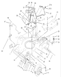 Housing Assembly Diagram and Parts List for 22167 230000001-230999999 - 2003 Toro Lawn Mower