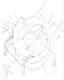 Housing Assembly No. 98-7139 Diagram and Parts List for 22167 230000001-230999999 - 2003 Toro Lawn Mower