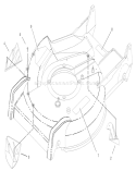 Housing Assembly No. 98-7139 Diagram and Parts List for 22166 230000001-230999999 - 2003 Toro Lawn Mower