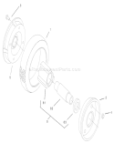 Wheel and Tire Assembly No. 100-2860 Diagram and Parts List for 22167 230000001-230999999 - 2003 Toro Lawn Mower