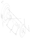 Wheel and Tire Assembly No. 100-2870 Diagram and Parts List for 22166 230000001-230999999 - 2003 Toro Lawn Mower