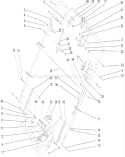 Handle and Control Assembly Diagram and Parts List for 22167 270000001-270999999 - 2007 Toro Lawn Mower
