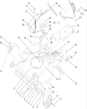 Part Location Diagram of 115-0980 Toro Front Spring Arm Asm
