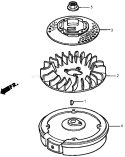 Part Location Diagram of 19511-ZE1-000 Honda Fan- Cooling