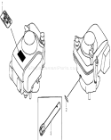 Label Assembly Diagram and Parts List for 22168 270000001-270999999 - 2007 Toro Lawn Mower