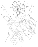Housing Assembly Diagram and Parts List for 22170 200000001-200999999 - 2000 Toro Lawn Mower