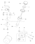 Lubrication Equipment Diagram and Parts List for 22170 200000001-200999999 - 2000 Toro Lawn Mower