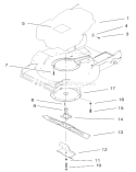 Engine & Blade Assembly Diagram and Parts List for 22170 200000001-200999999 - 2000 Toro Lawn Mower