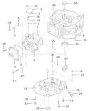 Cylinder Crankcase Assembly Diagram and Parts List for 22170 230000001-230999999 - 2003 Toro Lawn Mower