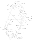 Part Location Diagram of 100-2838 Toro Cable-Brake