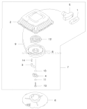Starter Diagram and Parts List for 22170 9900001-9999999 - 1999 Toro Lawn Mower