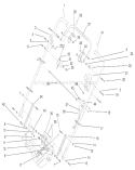 Handle and Controls Assembly Diagram and Parts List for 22171 220000001-220999999 - 2002 Toro Lawn Mower