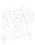 Housing Diagram and Parts List for 22171 220000001-220999999 - 2002 Toro Lawn Mower