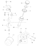 Lubrication Equipment Diagram and Parts List for 22171 9900001-9999999 - 1999 Toro Lawn Mower