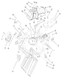 Housing Assembly Diagram and Parts List for 22172 200000001-200999999 - 2000 Toro Lawn Mower