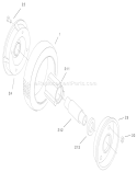 Bagging Assembly Diagram and Parts List for 22172 200000001-200999999 - 2000 Toro Lawn Mower