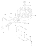 Electric Equipment Diagram and Parts List for 22172 200000001-200999999 - 2000 Toro Lawn Mower