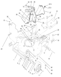 Housing Assembly Diagram and Parts List for 22172 220000001-220999999 - 2002 Toro Lawn Mower