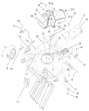 Housing Assembly Diagram and Parts List for 22172 9900001-9999999 - 1999 Toro Lawn Mower