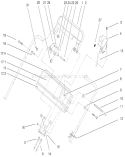 Panel and Controls Assembly Diagram and Parts List for 22172 9900001-9999999 - 1999 Toro Lawn Mower