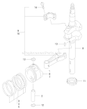 Part Location Diagram of 100-2828 Toro Crankshaft