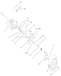 Rear Axle Assembly Diagram and Parts List for 22172 9900001-9999999 - 1999 Toro Lawn Mower