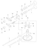 Valve Camshaft Assembly Diagram and Parts List for 22172 9900001-9999999 - 1999 Toro Lawn Mower