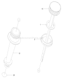 Lubrication Equipment Diagram and Parts List for 22173 200000001-200999999 - 2000 Toro Lawn Mower