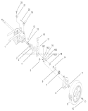 Controls, Panel and Bail Assembly Diagram and Parts List for 22173 200000001-200999999 - 2000 Toro Lawn Mower