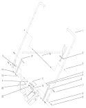 Fuel Tank and Bracket Assembly Diagram and Parts List for 22173 200000001-200999999 - 2000 Toro Lawn Mower