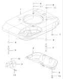 Cover Cooling Assembly Diagram and Parts List for 22173 230000001-230999999 - 2003 Toro Lawn Mower