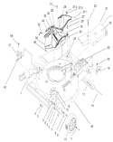 Housing Assembly Diagram and Parts List for 22174 230000001-230999999 - 2003 Toro Lawn Mower