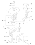 One Line Title Diagram and Parts List for 22174 230000001-230999999 - 2003 Toro Lawn Mower
