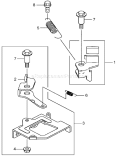 Part Location Diagram of 108-2618 Toro Brake Panel Asm